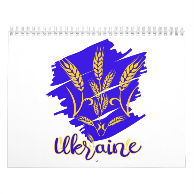 Calendrier Symbole national ukrainien tryzub fait d'oreille d (Protection)