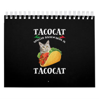Calendrier Taco & Chat - Tacocat Arrimé En Arrière Est Tacoca