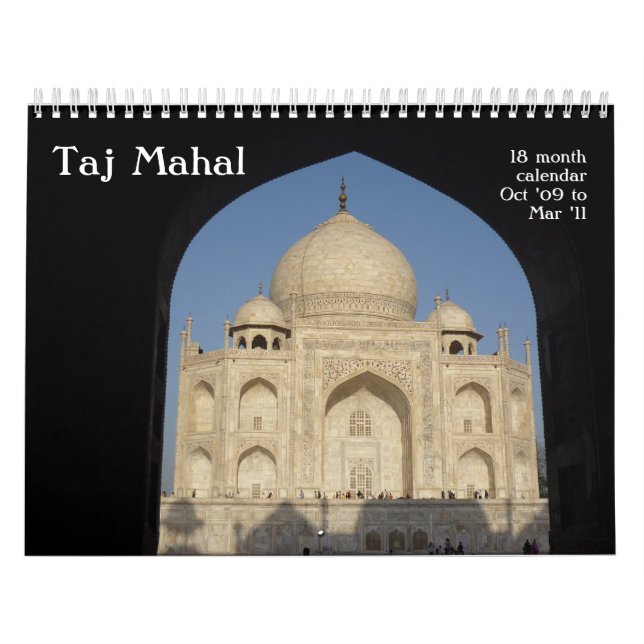 calendrier taj mahal 18 mois (Protection)