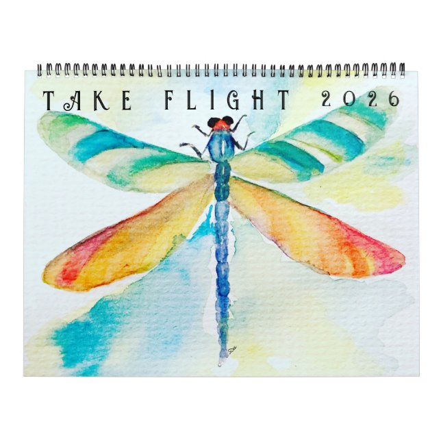 Calendrier Take Flight Two Page Calendar (12-month) (Protection)