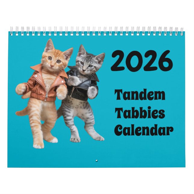 Calendrier Tandem Tabbies (Protection)