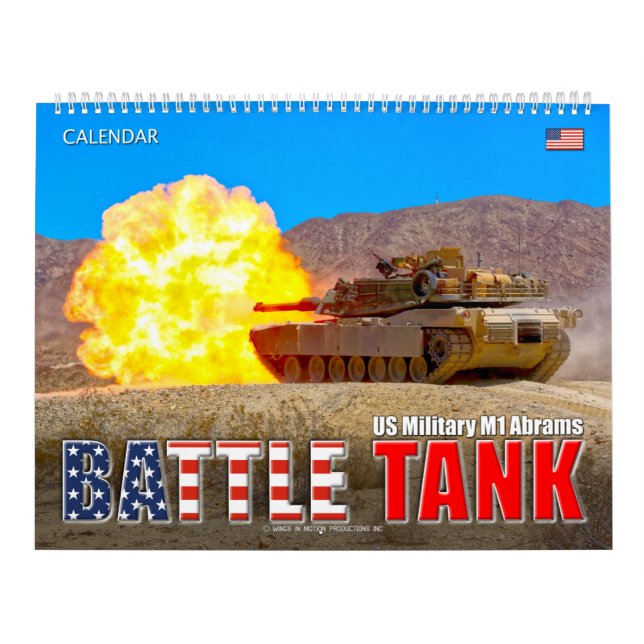 Calendrier TANK DE BATAILLE - M1 Abrams (Protection)