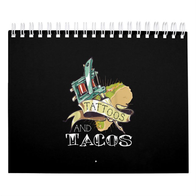 Calendrier Tatouages Amoureux Et Tacos Tattoo Et Taco (Protection)