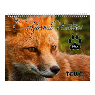 Calendrier TCWC - Native California Wildlife Custom Year