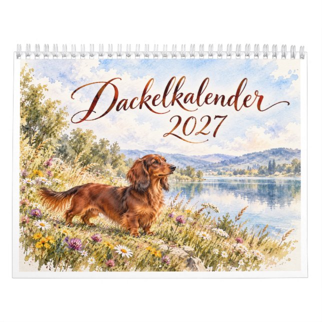 Calendrier teckel 2027 (Protection)