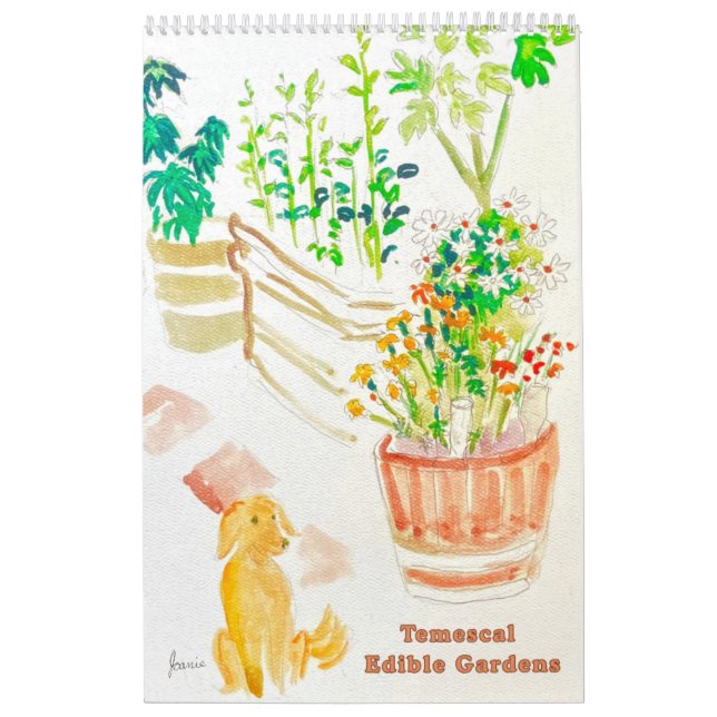 Calendrier Temescal Edible Gardens Calendar (Protection)