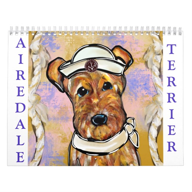CALENDRIER TERRIER AIREDALE  2026 (Protection)