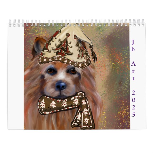 CALENDRIER TERRIER AUSTRALIEN (Dos)