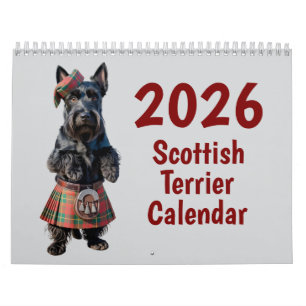 Calendrier Terrier Écossais