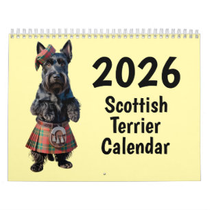 Calendrier Terrier Écossais