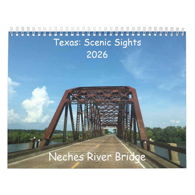 Calendrier Texas: Scenic Sights Calendar (Protection)