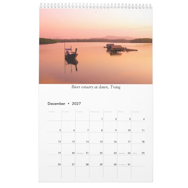 Calendrier Thaïlande Coucher de soleil et photos d (Dec 2027)