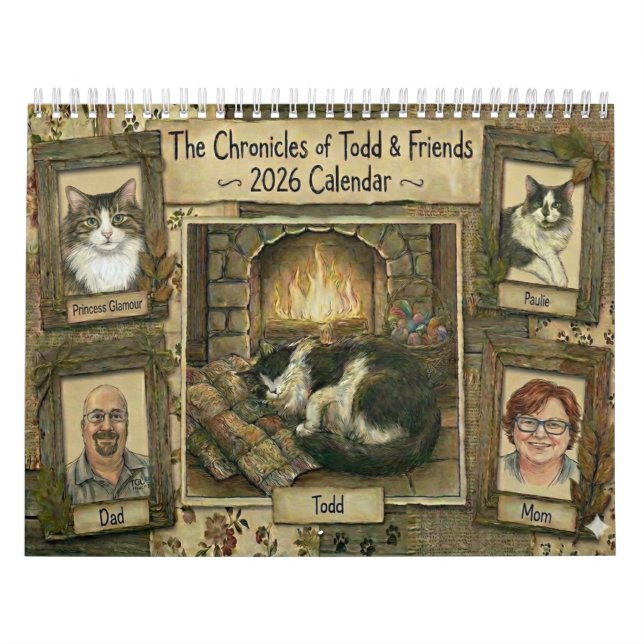 Calendrier The Chronicles of Todd & Friends 2026 Calendar (Protection)