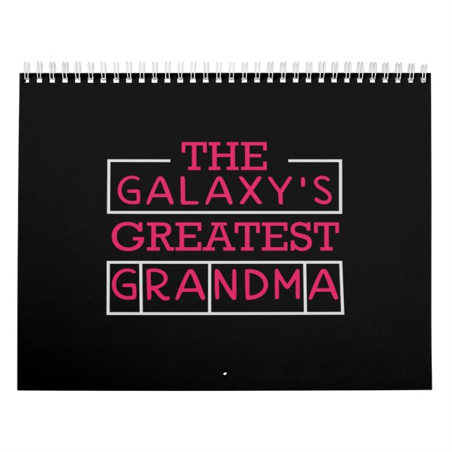 Calendrier the galaxy's greatest grandma (Protection)