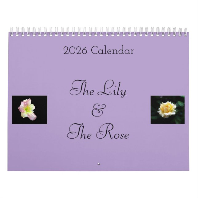 Calendrier The Lily & the Rose Calendar (Protection)