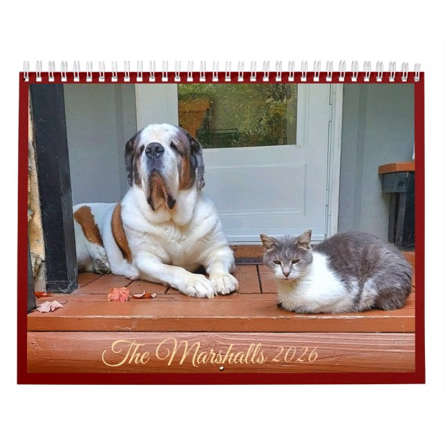 Calendrier The Marshalls 2026 Calendar (Protection)