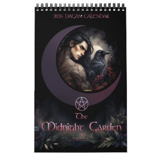 Calendrier The Midnight Garden 2026 Pagan Calendar