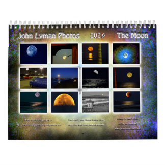 Calendrier The Moon 2026 Photo Calendar