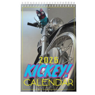 Calendrier The Official Kickey 2026 Wall Calendar!