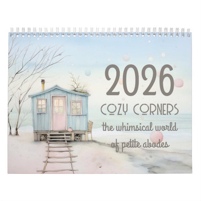 Calendrier The Whimsical World of Petite Abodes Calendar (Protection)
