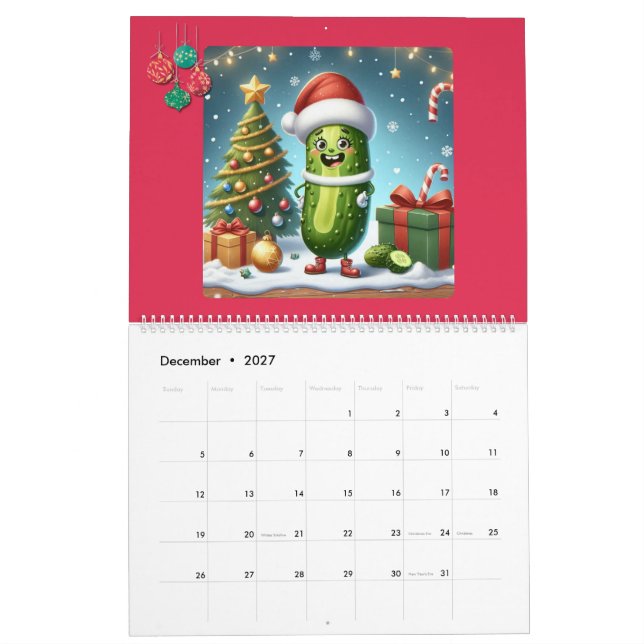 Calendrier Thème de personnage Pickle 2026  (Dec 2027)