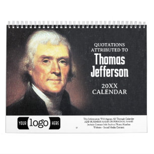 Calendrier Thomas Jefferson Cite Le Logo Professionnel Promot