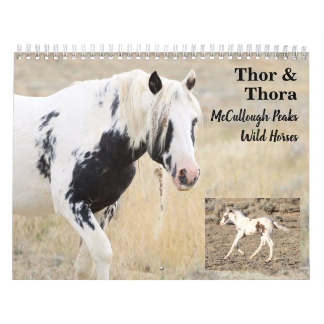Calendrier Thor & Thora à McCullough Peaks Wild Horses (Protection)