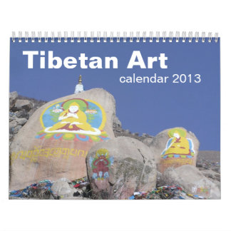 Calendrier tibétain 2013 d'art