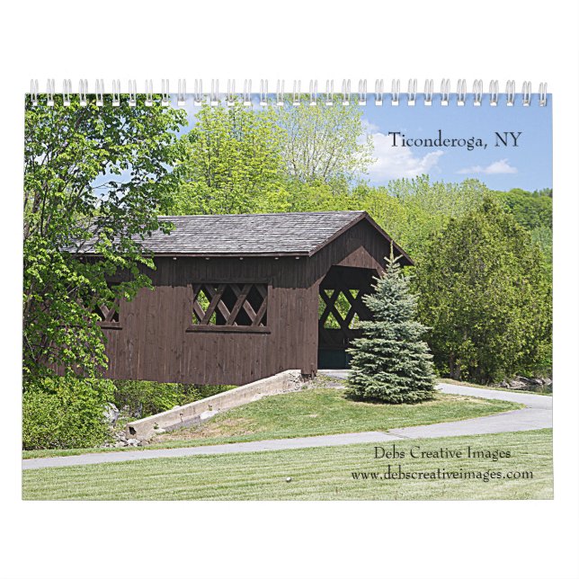 Calendrier Ticondéroga, New York 2026 (Protection)
