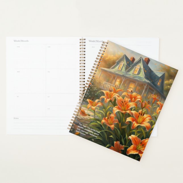 Calendrier Tiger Lily (Devant avec enveloppe)