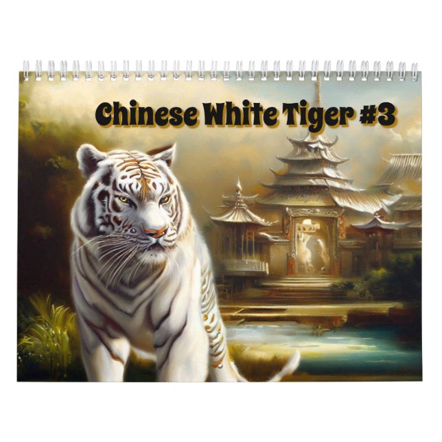 Calendrier Tigre blanc chinois #3 (Protection)