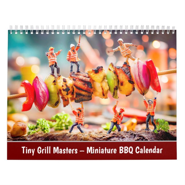 Calendrier Tiny Grill Masters – 2026 Miniature BBQ Calendar (Protection)