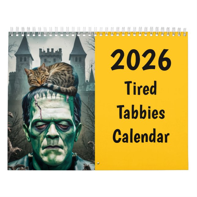 Calendrier  Tired Tabbies Calendar (Protection)