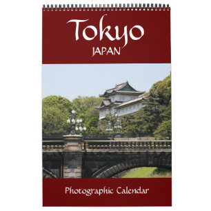 Calendrier tokyo japon