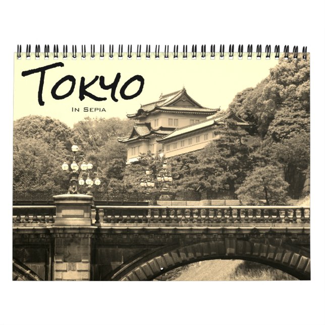 Calendrier tokyo sépia 2026 (Protection)