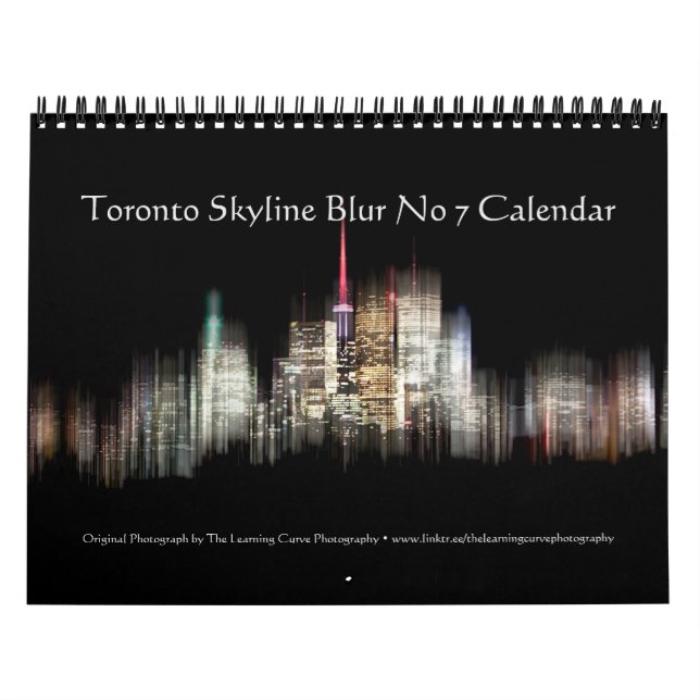 Calendrier Toronto Skyline Flou N° 7 (Protection)
