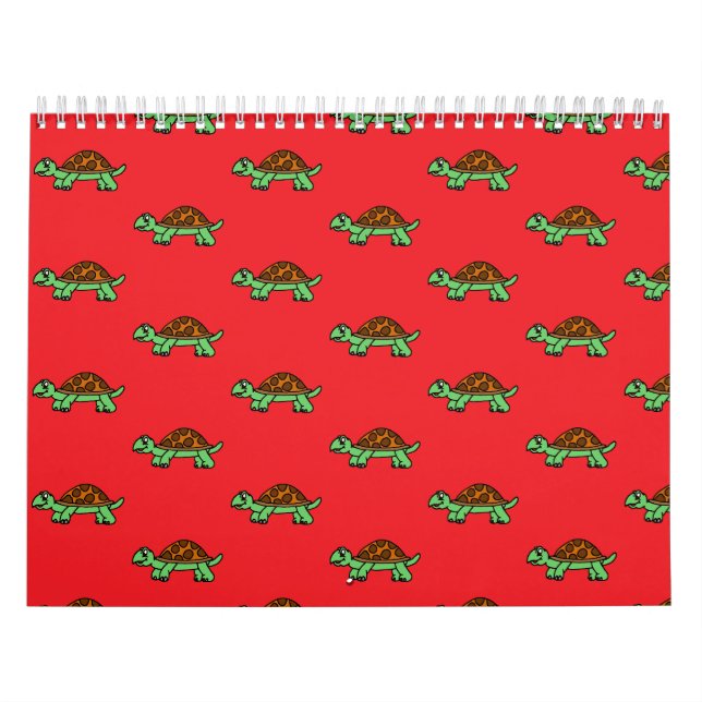 Calendrier Tortue lustrée (Protection)