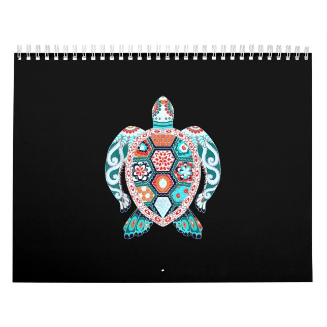 Calendrier Tortue mûre - Tortue de mer (Protection)