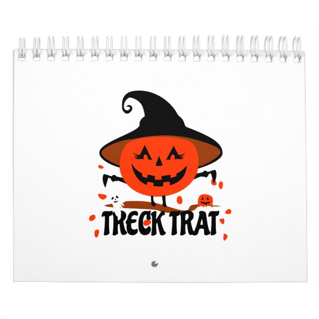 Calendrier Treck Trat Citrouille Sourire (Protection)