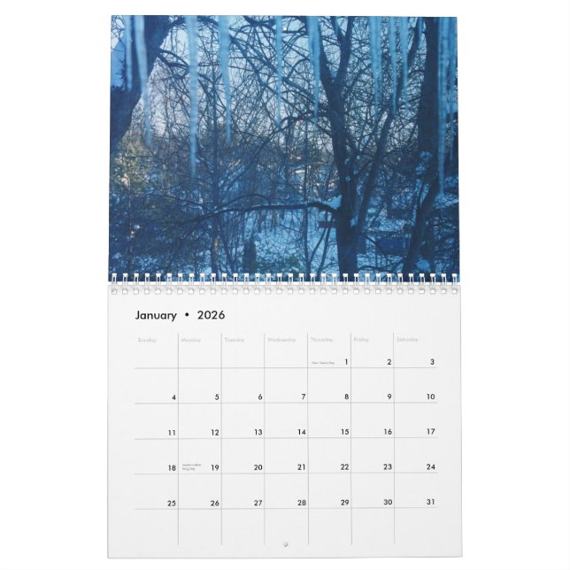 Calendrier Tree-02, NATURE, SE DEMANDE (Jan 2026)