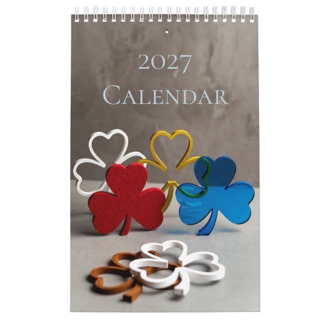 Calendrier Trèfles 2027 (Protection)