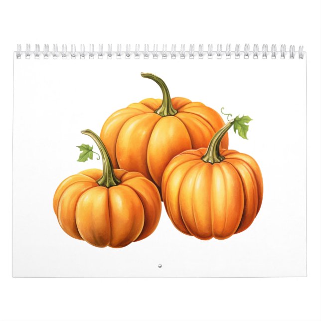 Calendrier trois citrouilles d'halloween (Protection)