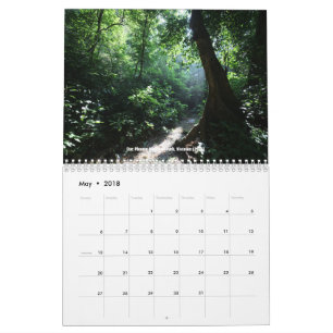 Calendrier tropical de forêts tropicales