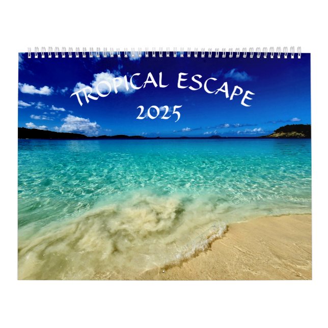 Calendrier Tropical Escape 2025 (Protection)