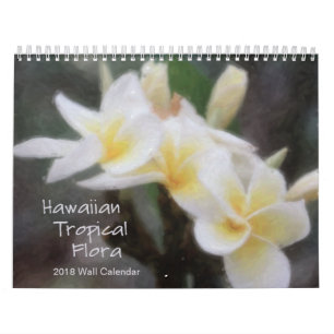 Calendrier tropical hawaïen de Flora 2018