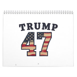 Calendrier Trump 47 Fier Maga Jour de l'investiture américain