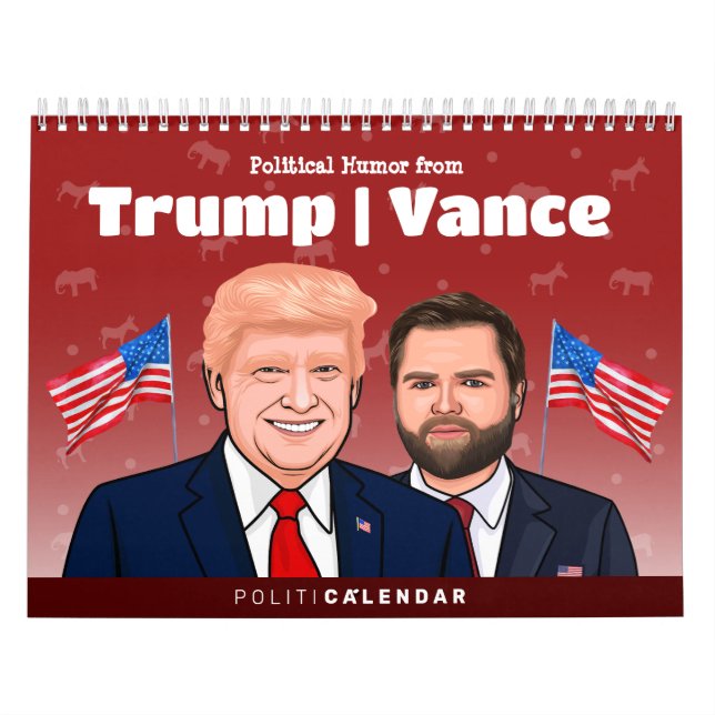 Calendrier TRUMP VANCE Political Humor (Protection)