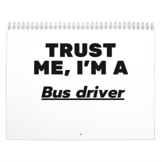 Calendrier Trust Me, I'm a Bus driver