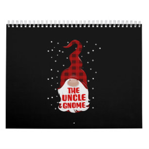 Calendrier Tu oncle Gnome Famille de Noël Matching Giant Red