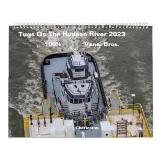 Calendrier Tugs Sur La Rivière Hudson 100% Vane Bros. 2023